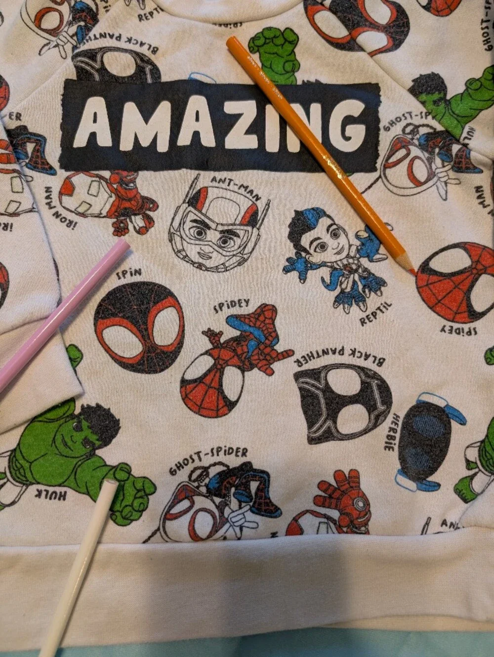 Marvel Amazing Spider-Man And Friends Pullover Superhero Sweatshirt Toddler